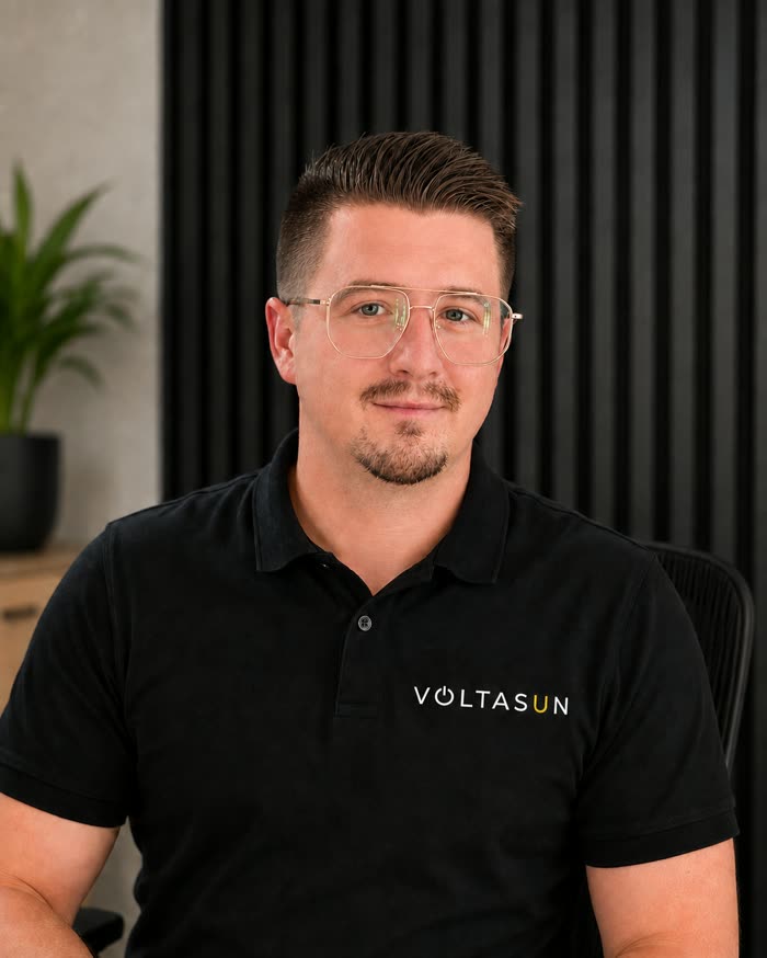 Patrick Annerfeld, Vertriebsleiter bei Voltasun GmbH